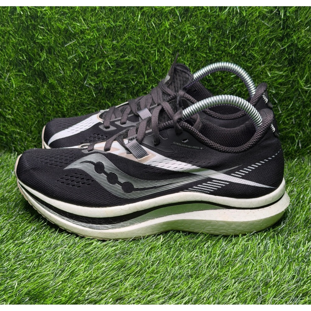 Saucony Endorphin Pro 2 Womens 8.5 Running Shoes Black White S10687-10
